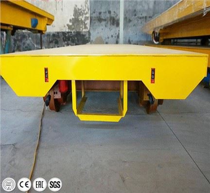 Henan New Leader Industrial Material Handling Electric Powered Motorized Transfer Cart On Rail Wheels