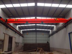 Light Duty Pendant line Control Single Girder Overhead Crane With Hook