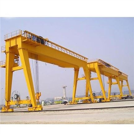 Precast Factory Double Girder Winch Trolley Gantry Crane