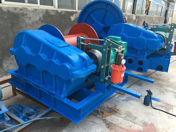 JM Type Electrical Control Low Speed Electric Winch 100 Ton