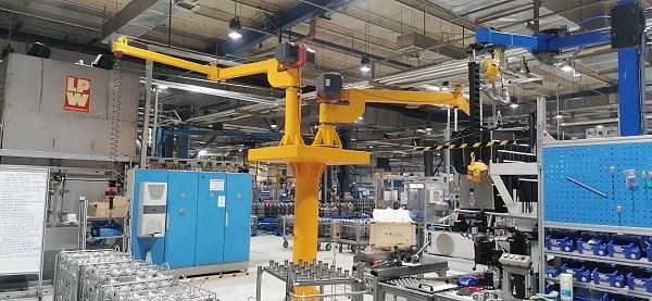 Kino Crane 270 Degree Rotation Slewing Floor Mounted Pillar Jib Crane 2.5 Ton