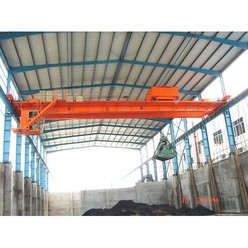 Mechanical Clamsheel Grab Bucket Overhead Crane for Coal Powder/sands Handling