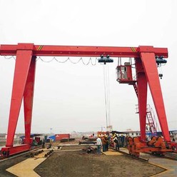 MH Type Rail Mounted Single Beam Gantry Crane