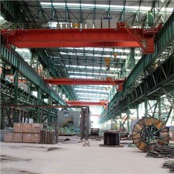 QD Type 125T/32t~250/50T Workshop Cargo Loading Double Hook EOT Crane