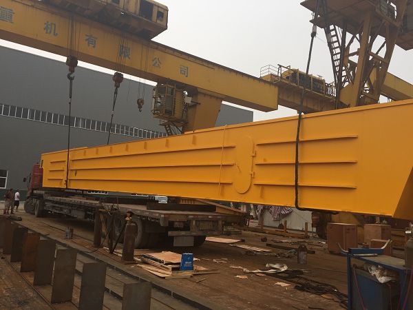 QD Type 75T~100/20T Heavy Duty Cab Control Overhead Traveling Bridge Crane for Manufacturing Workshop