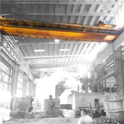 QDY Double Girder Overhead Crane Ladle Crane for Steel Making Factory
