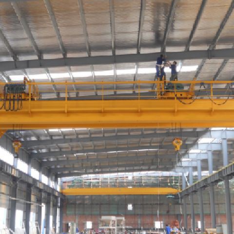 QE Type 100+100/20T~150+150/20T Double Trolley System Double Hook Lifting Overhead Traveling Crane