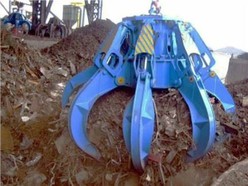 Scraps Handling Hydraulic Clamshell Grab Bucket