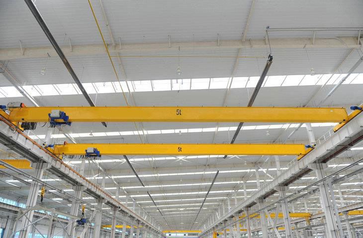 European 5T traveling single girder overhead crane