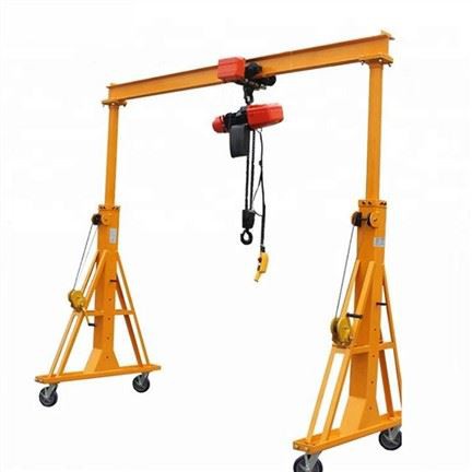 Single Girder Mini Mobile Gantry Crane Wheel Type Gantry Crane