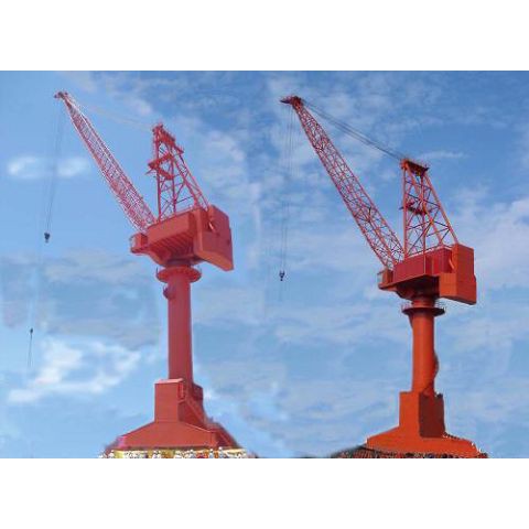 Single Jib Level Luffing Port Crane Mobile Crane for Harbour
