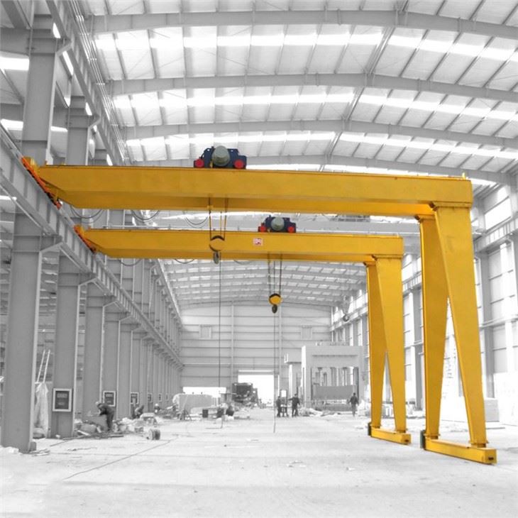 Single Leg Travelling Electric Single Girder Semi Gantry Crane