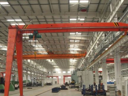 Unique 20 Ton Workshop Rail Mounted Semi Gantry Crane