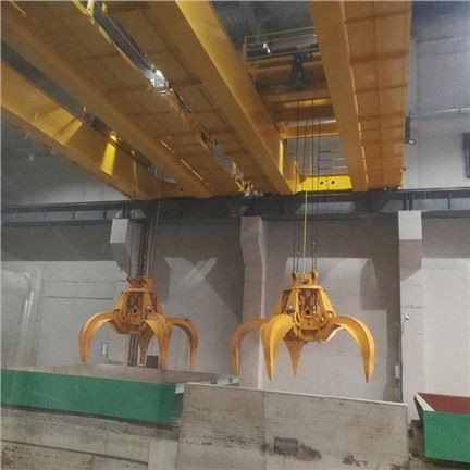 Waste Handling Fully Automated Grab Cranes