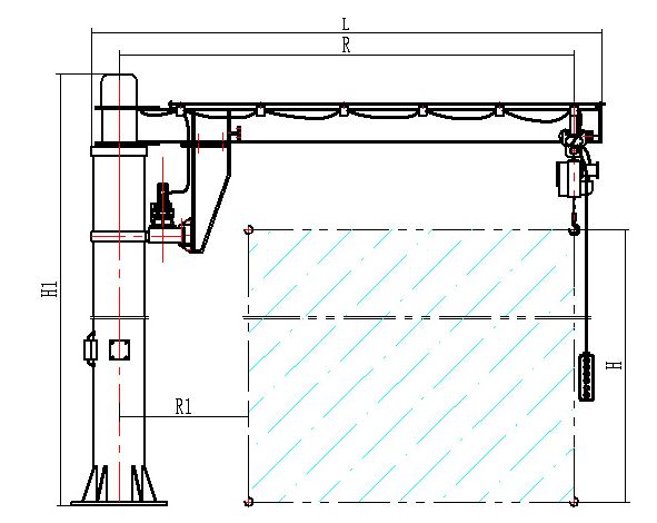 Floor Jib Crane